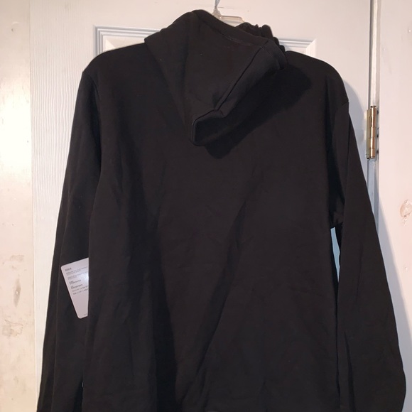 🏃🏟️🏃 Reebok Logo Large Black Hoodie 🏃🏟️🏃 - Picture 2 of 5